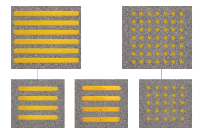 CTPcam takviyeli polyamidden dan imal hissedilebilir yüzey çeşitlerimiz